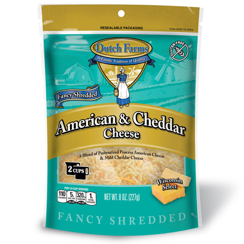 Fancy Shredded American & Cheddar