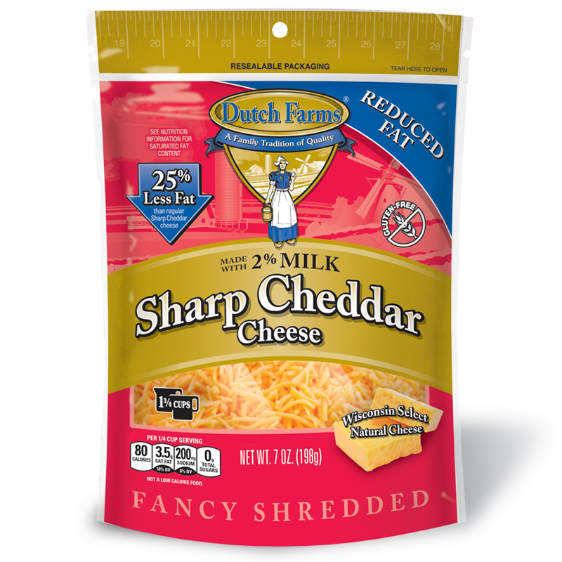 Fancy Shredded Reduced Fat Sharp Cheddar