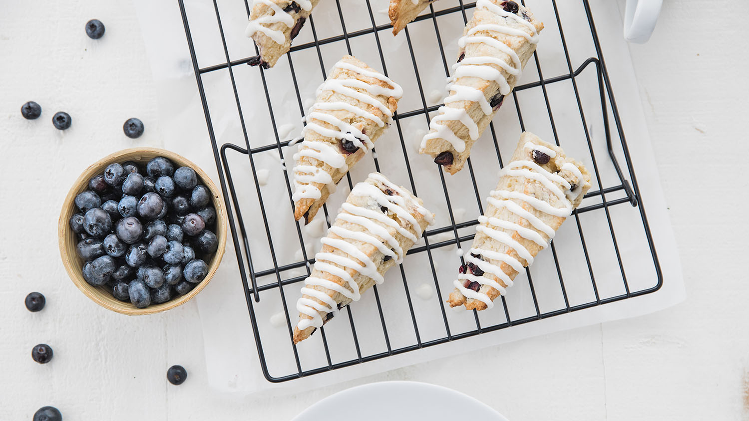 Blueberry Scones with Cream Cheese Icing - Dutch Farms