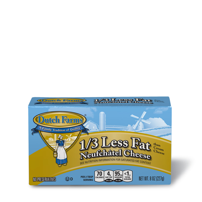 1/3 Less Fat Neufchatel Cream Cheese Bar