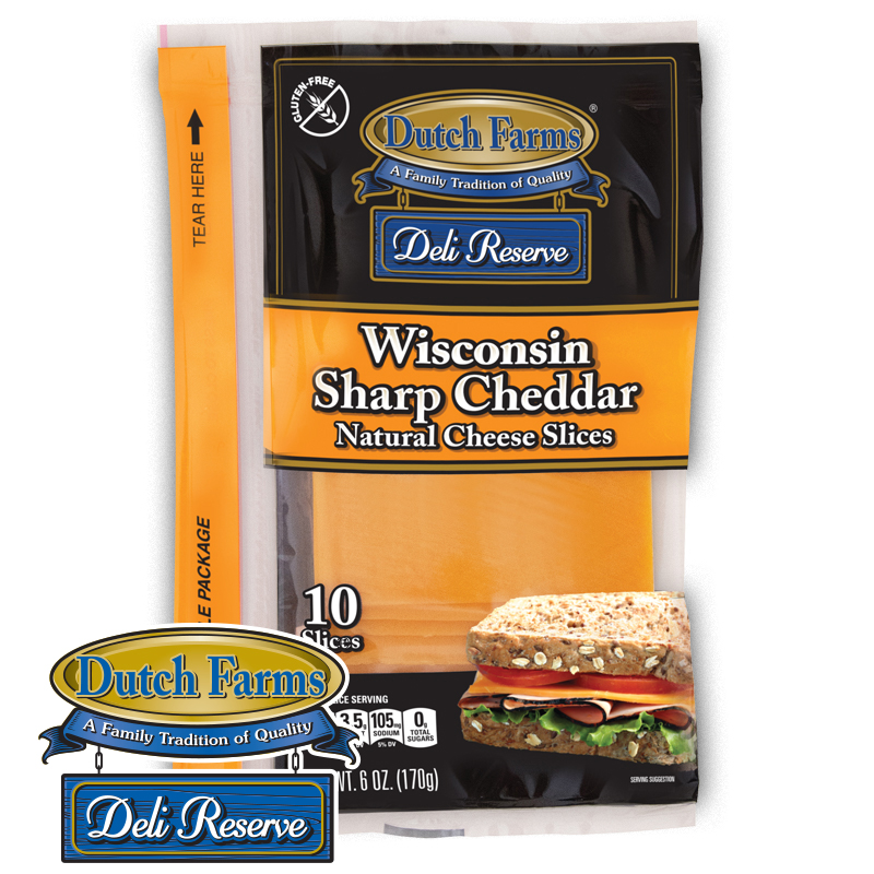 Deli Reserve Wisconsin Sharp Cheddar Slices