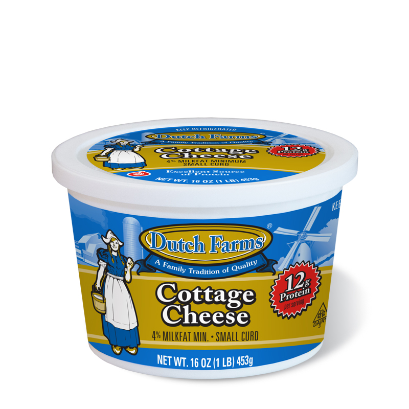 Cottage Cheese Dutch Farms   COTTAGECHEESE 16ozREGULAR 