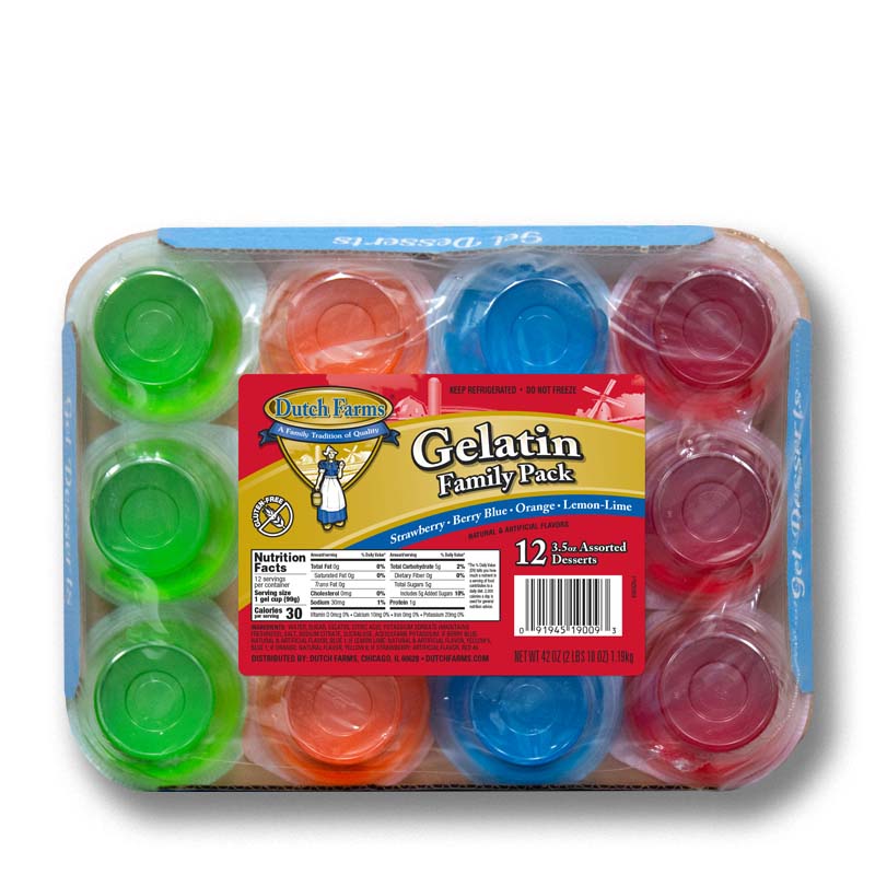 Assorted Gelatin Family 12-Pack