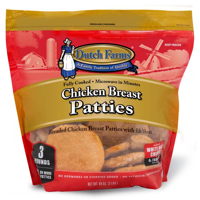 Breaded Chicken Breast Patties