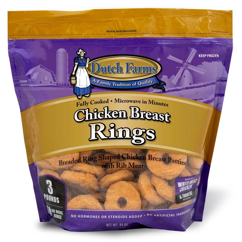 Breaded Chicken Breast Rings
