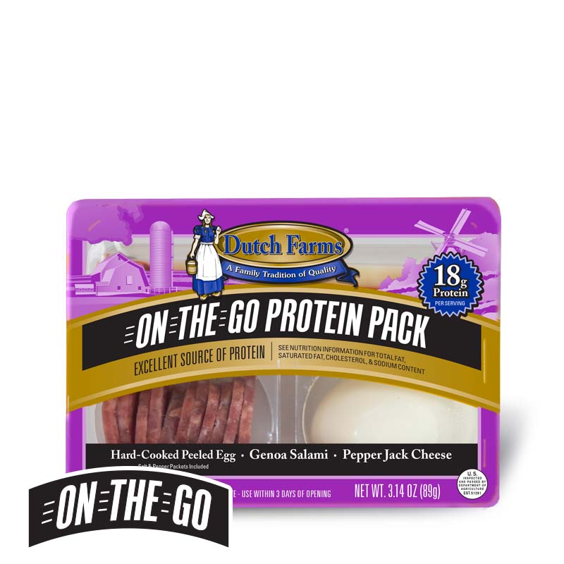 OTG Protein Pack Hard-Cooked Egg, Genoa Salami, Pepper Jack Cheese Stick