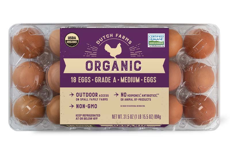 Organic Medium Eggs 18-Pack